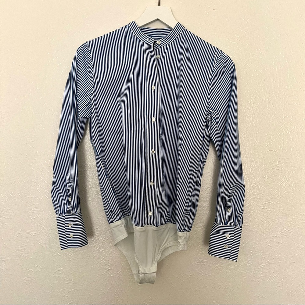J.Crew Dress Shirt Bodysuit